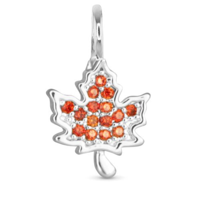 Maple Leaf Charm Silver